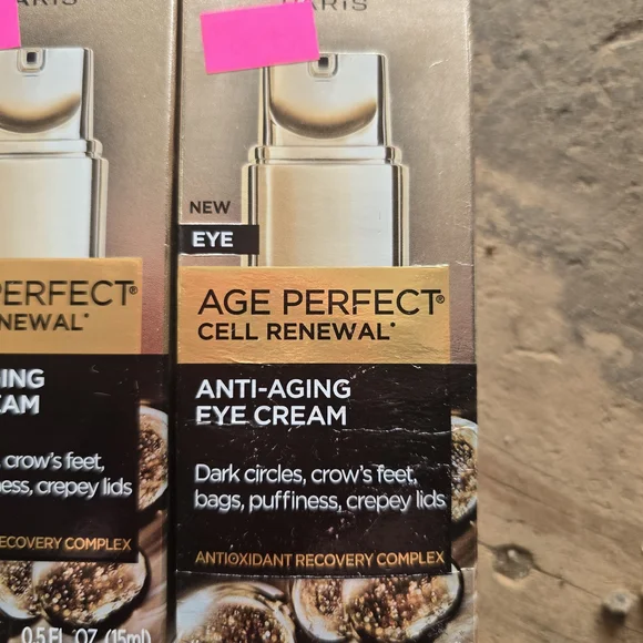 4 L'Oreal Age Perfect Cell Renewal Anti-Aging Eye Cream - Gold